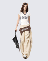 Two-in-One Split-Layer Scimitar Pants