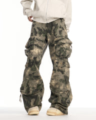 Vintage Camo Multi-Pocket Cargo Pants